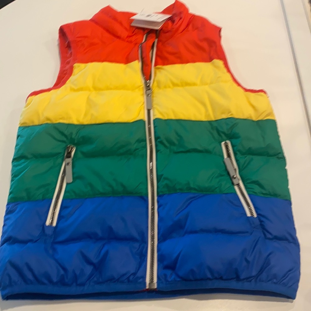 Hanna Andersson New Striped Vest - Size 140 (10)